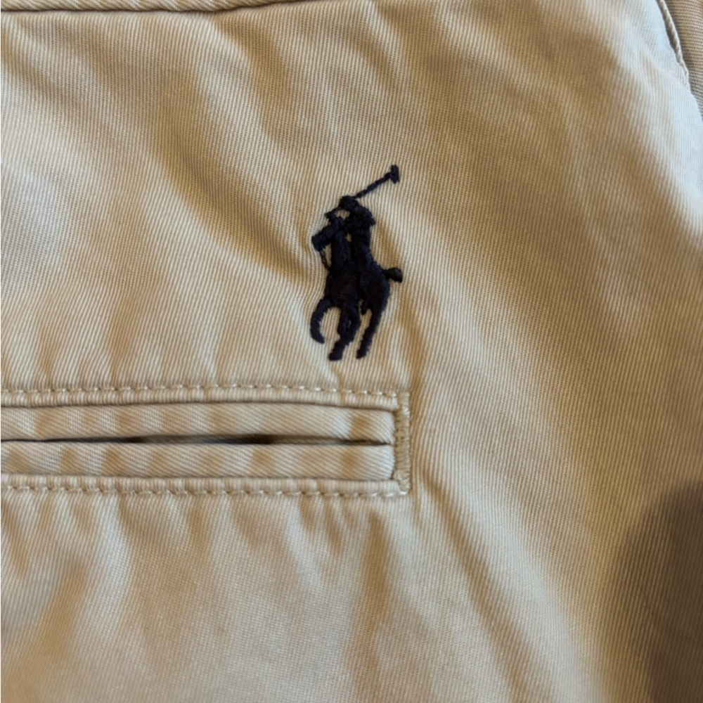 Polo Ralph Lauren Salinger Straight Fit Chino Pant Tan Size 38T/36 Cotton - Picture 15 of 15
